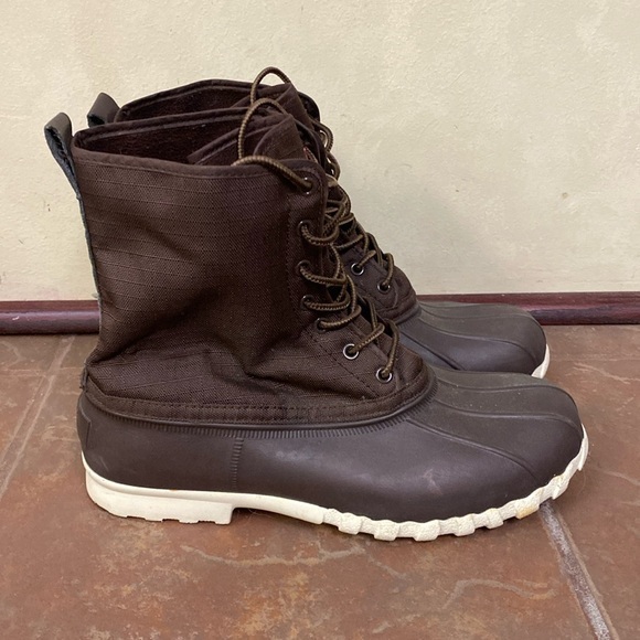 Native Brown Lightweight Waterproof Jimmy Rain Boots - Unisex